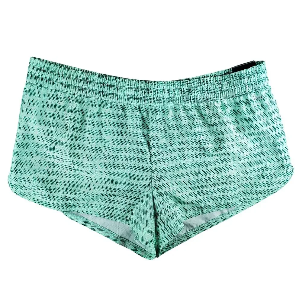 DSG‎ Womens Size XL Mid Rise Running Shorts Lined Hashtag Teal 3in Inseam New